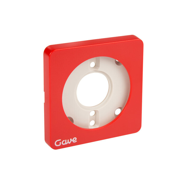[AK1800204] PLACA NV D1 SIN INSCRIPCIONES C/ROJO GAVE