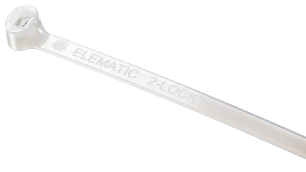 [1215] BRIDA DOBLE DIENTE BLANCA GAVE 200X4,5