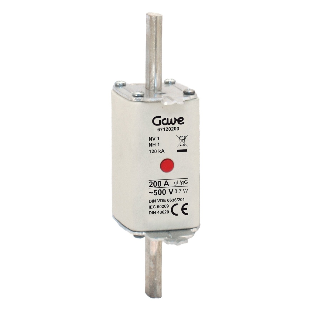 [67120200] FUSIBLE NH IND.FUSION GAVE 200A.GG T1