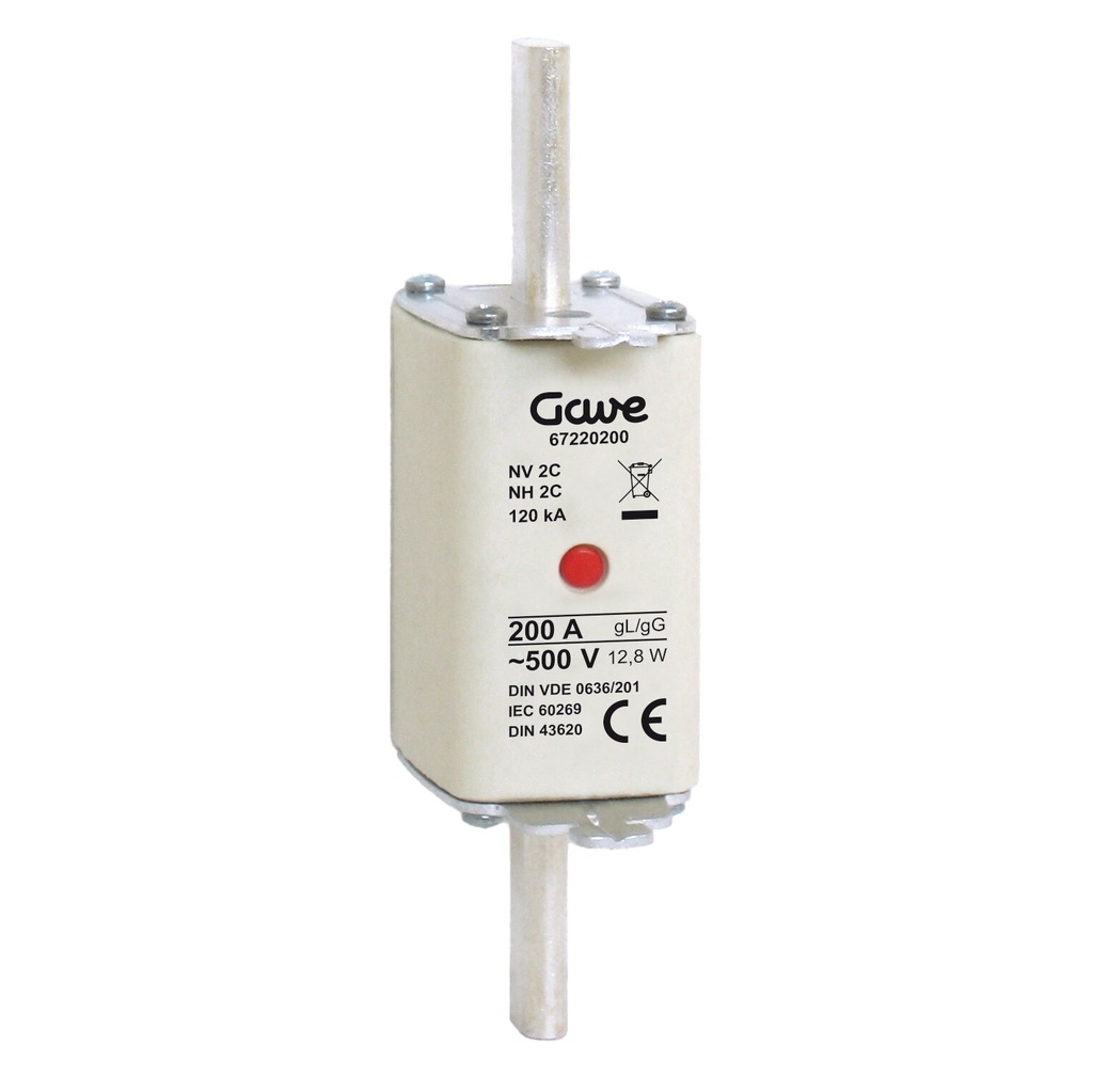 [67220200] FUSIBLE NH IND.FUSION GAVE 200A.GG T2