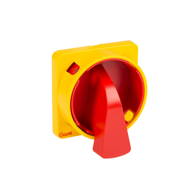 [AK1200526] MANDO BLOQUEO CANDADO D2  ROJO/AMARILLO GAVE