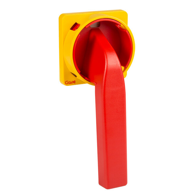 [AK1200528] MANDO BLOQUEO CANDADO D1  ROJO/AMARILLO GAVE
