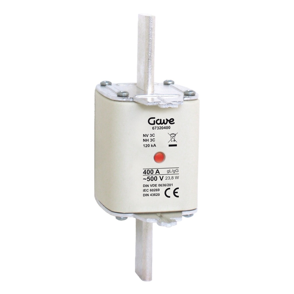 [67320400] FUSIBLE NH IND.FUSION 400A.GG T3 GAVE