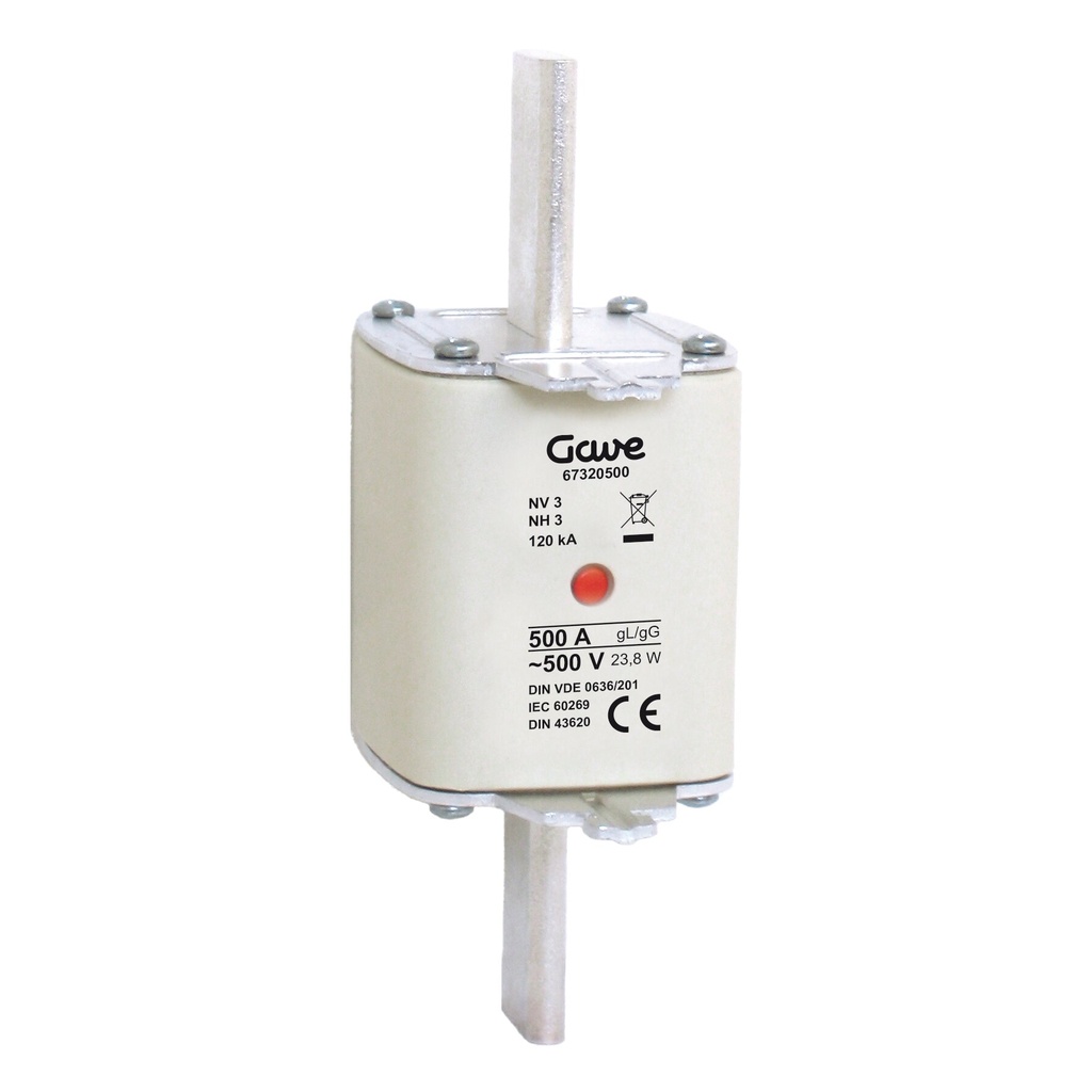 [67320500] FUSIBLE NH IND.FUSION GAVE 500A.GG T3