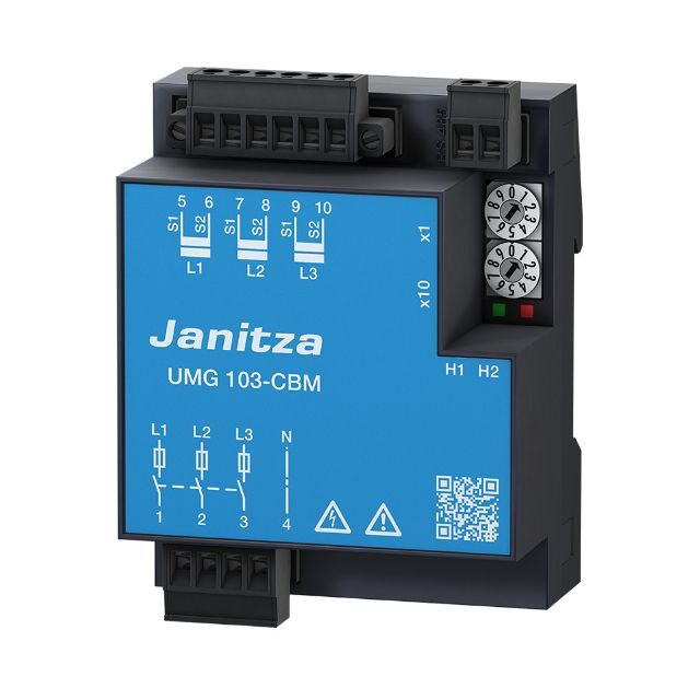 [52.28.001] JANITZA ANALIZADOR DE ENERGÍA TRIFÁSICO COMPACTO UMG 103-CBM