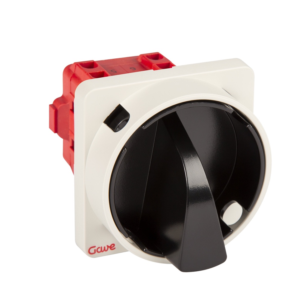 [AC5520000] INTERRUPTOR GAVE 3P.12A.D0 BLOQUEO CANDADO NEGRO/GRIS
