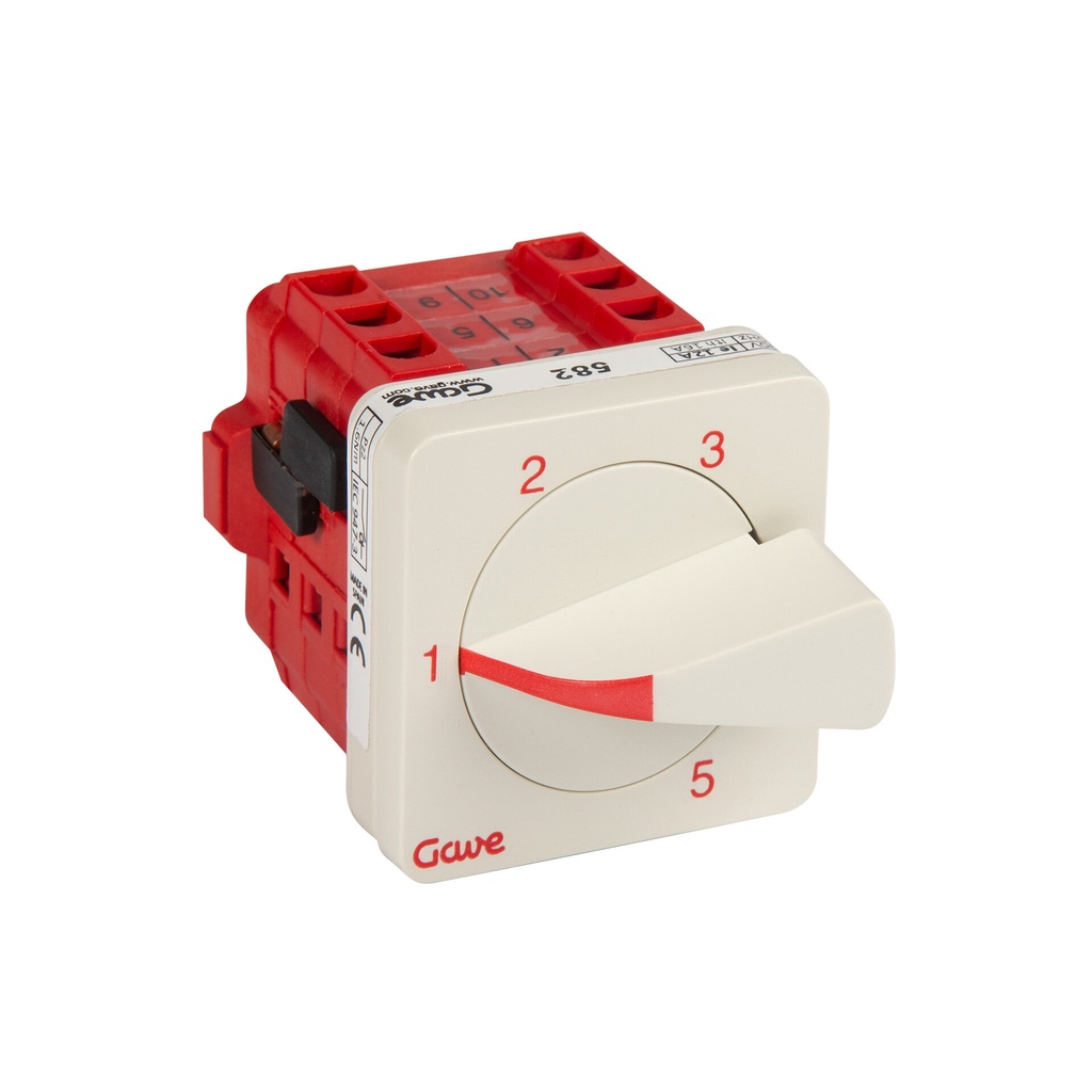 [A-5820000] CONMUTADOR GAVE SIN 0 1P 5 POS.12A.D0