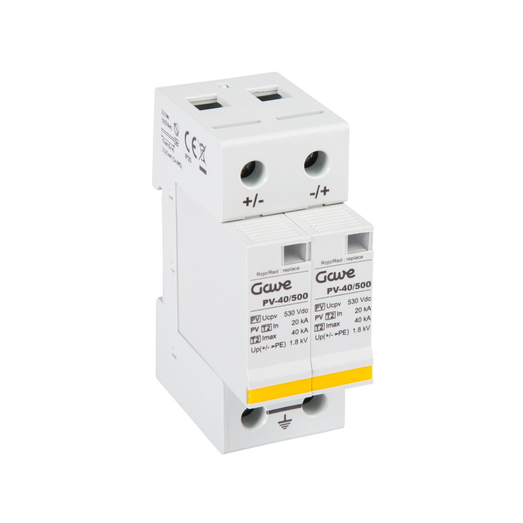 [PST25PV] PROTECTOR SOBRETENSION GAVE ENCHUFABLE PV 500VDC