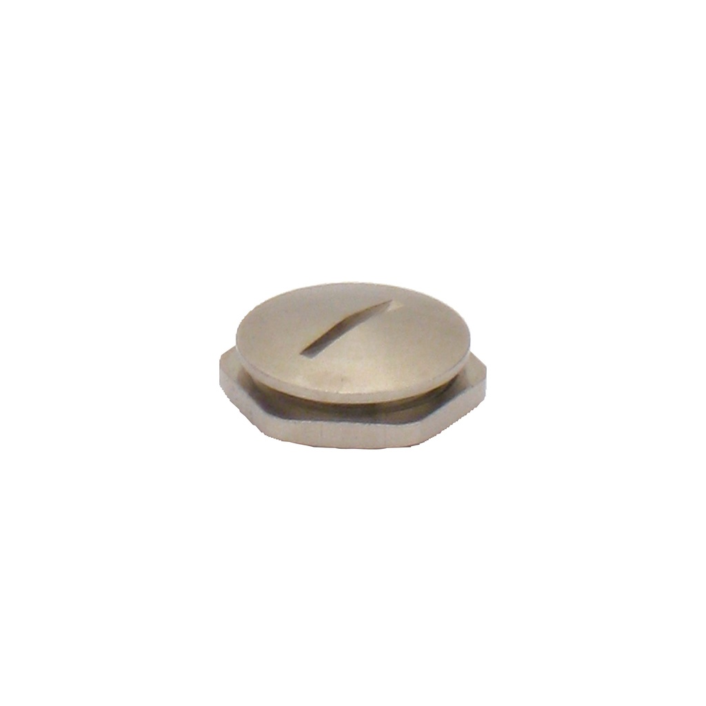 TAPON LATON NIQUELADO GAVE CON JUNTA M40 IP68