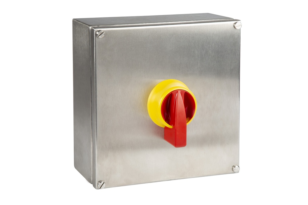 [AB5524109H] INTERRUPTOR 3P.40A. MANDO IP69K EN CAJA INOX