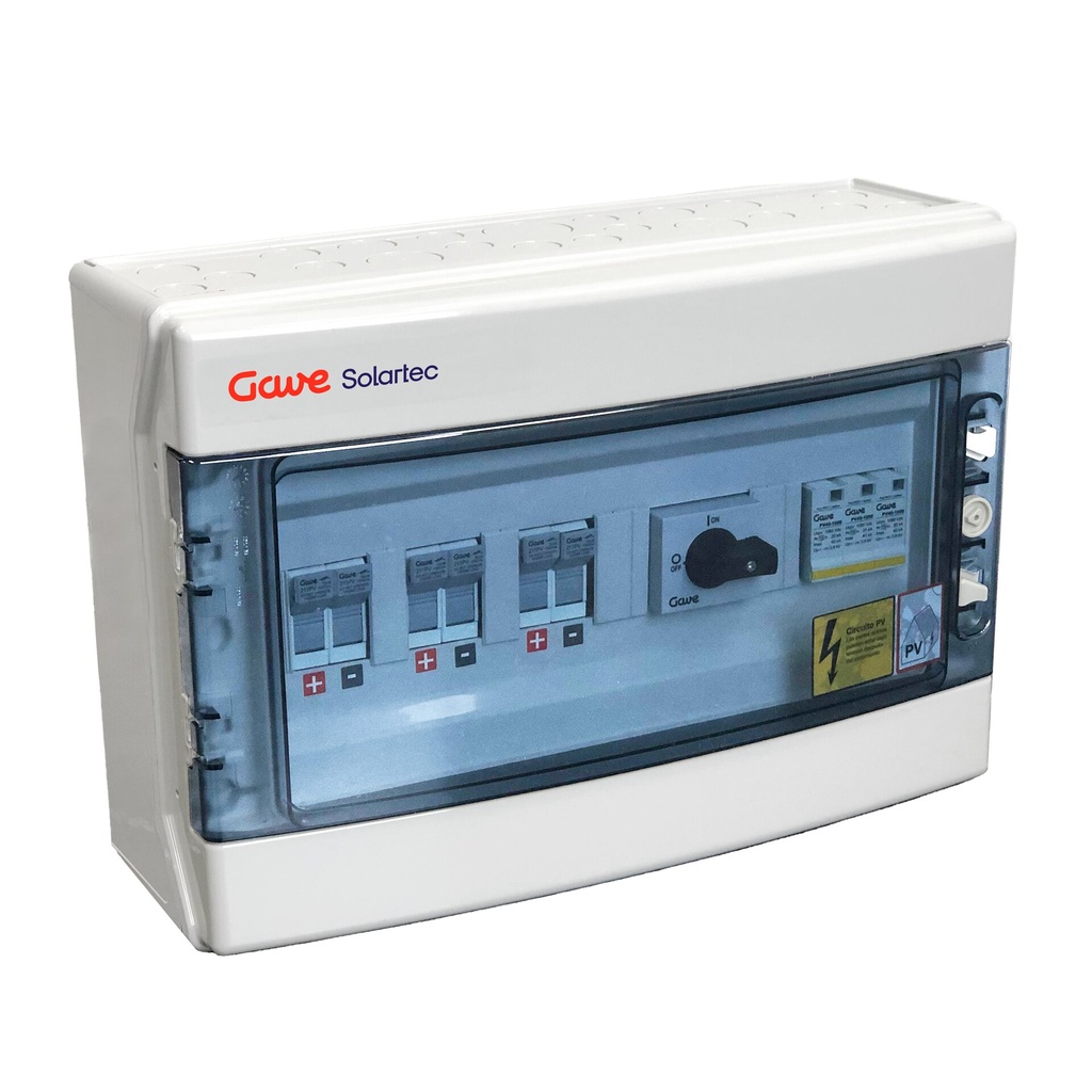 [STM31016P15S] CAJA DE PROTECCIÓN MODULAR GAVE 3STRINGS 1000V FUS15A SALIDAS INDIVIDUALES