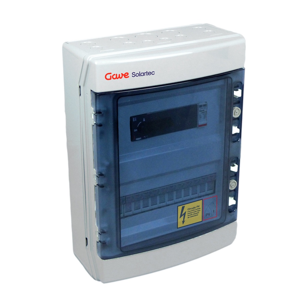 [STM60180P12] CAJA MODULAR GAVE CONEXIÓN PV - 6STR.FUS 12A + PROTECTOR SOBRETENSION UN 110V