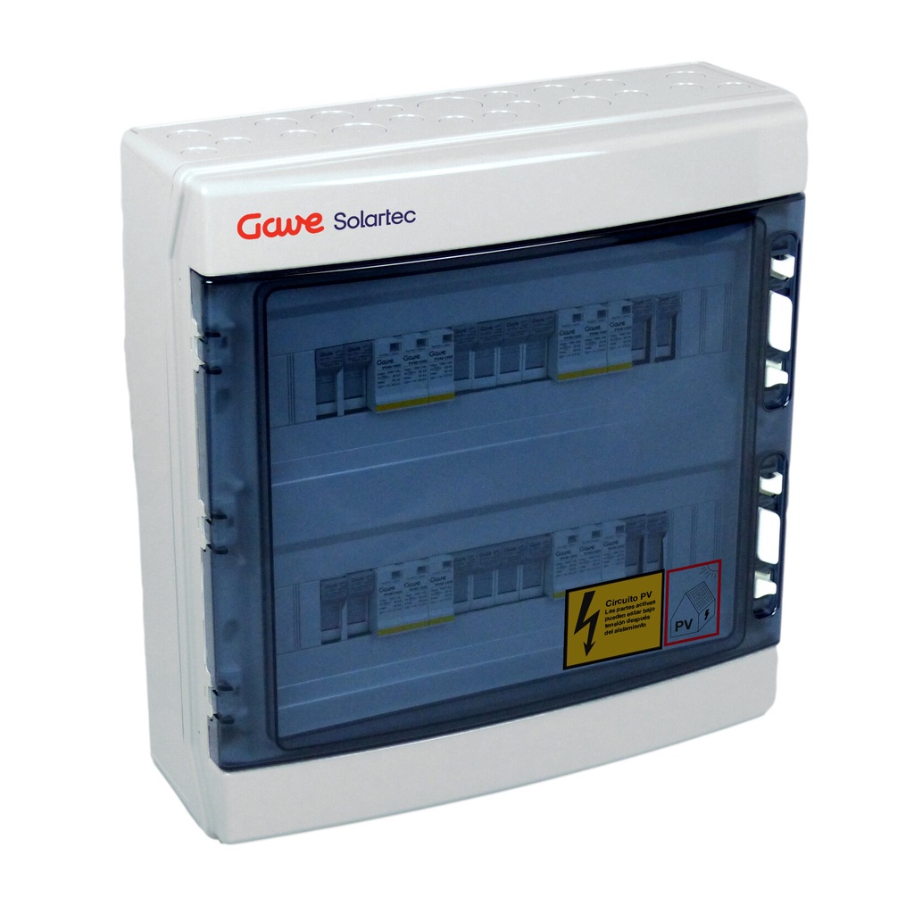 [STM210NSP12S/4] CAJA MOD.2STR.1000V FUS12A 4MPPT SALIDAS INDIVIDUALES GAVE