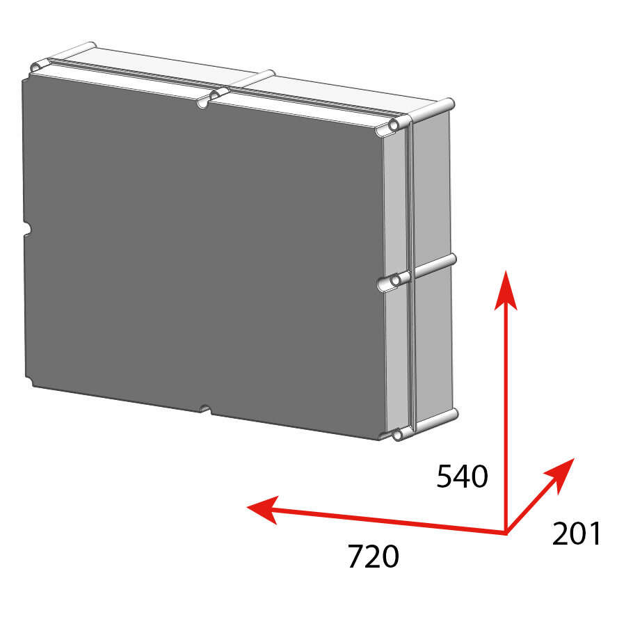 [SP091516D15] CAJA CONEXIÓN PV 1500V 9 STRINGS - FUS 15A - SECCIONADOR 160A + PROTECTOR SOBRETENSIONES GAVE