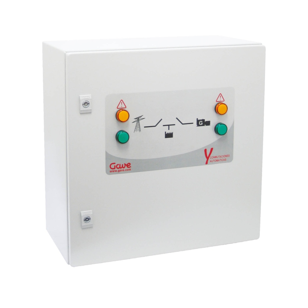 [CA024020P] CUADRO CONMUTACION AUTOMATICA SEÑALIZACION  4P 200A PROT. SOBRETENSIONES
