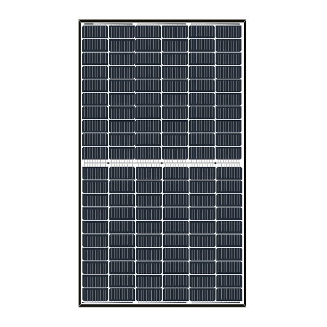 [LR4-60HIH-370M] LONGI SOLAR Hi-MO4 60HIH 370W Half-Cut marco negro. NEW frame height 30mm