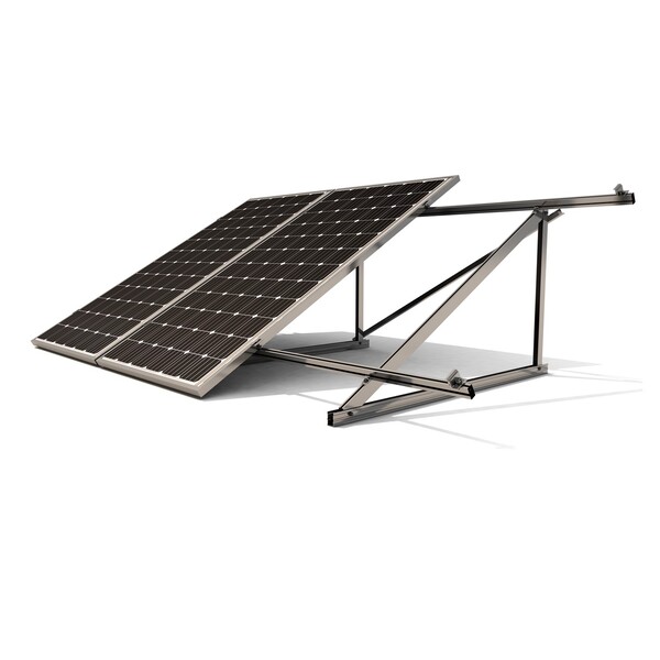 [11V4 15°] SUNFER 11V4 15º Kit de triangulo para 4 módulos para chapa o correas