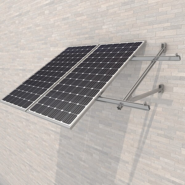[15V3 30°/35°] SUNFER 15V3 Kit de triangulo en fachada de hormigón para 3 módulos en vertical