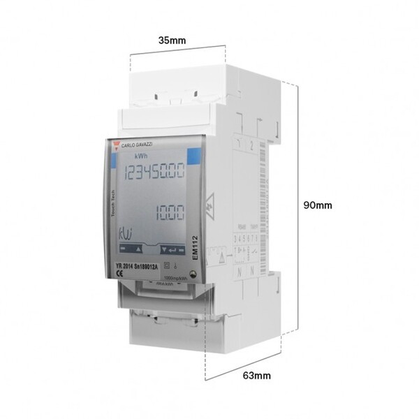 [MTR-1P-100A-CG] WALL BOX POWER METER monofásico