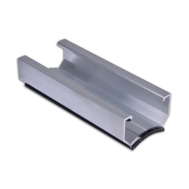 [03-001223] Raíl corto C33 R39,4 con EPDM 125 mm