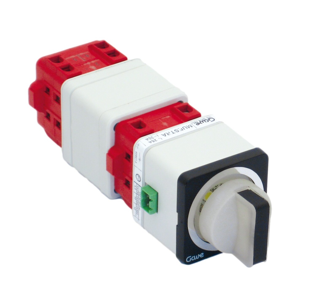 [AEV112000] INTERRUPTOR GIRO Y EMPUJE  1M 1S 25A