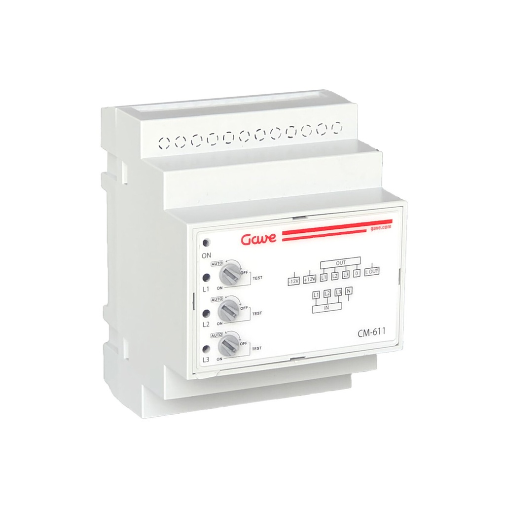 [CM-611-24DC] CONTROLADOR MODULAR GAVE DE SELECCIÓN DE FASE - 24DC